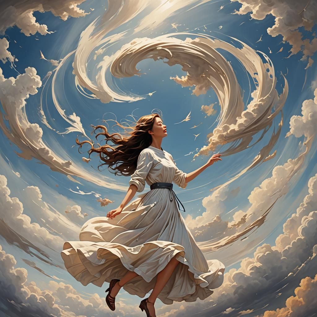 Swirling up to haven