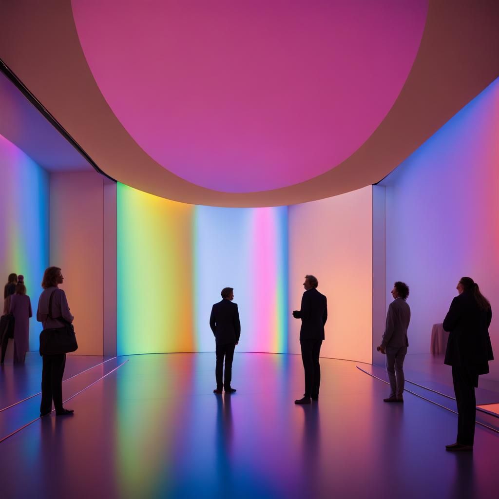 16k resolution, art by James Turrell, Olafur Eliasson, surreal