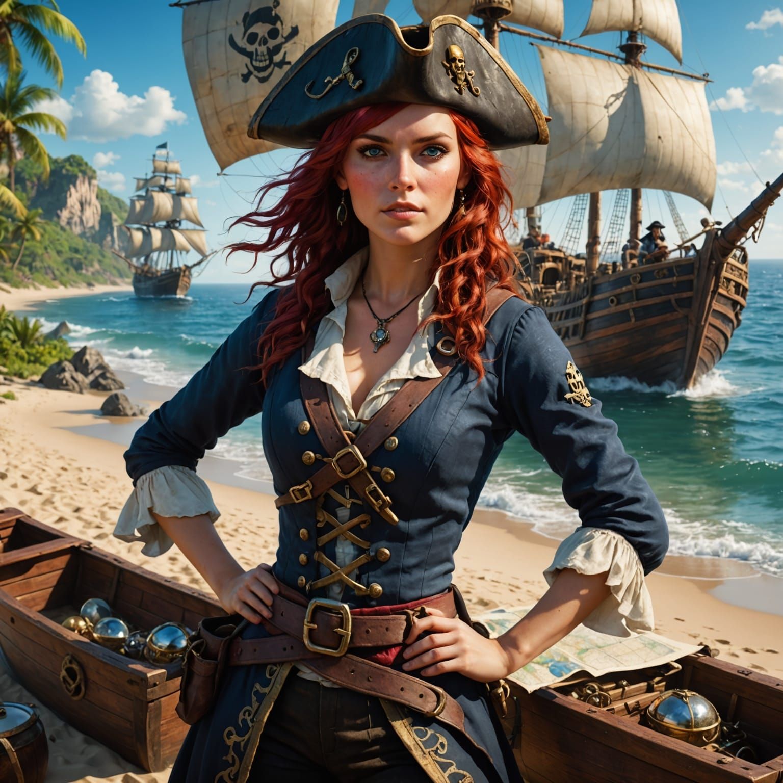 In Control Of The Treasure  by @Chloe