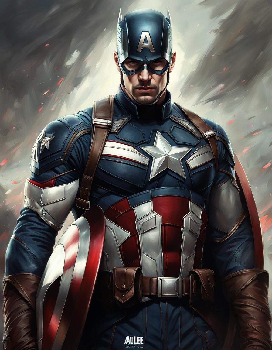 Captain America - AI Generated Artwork - NightCafe Creator