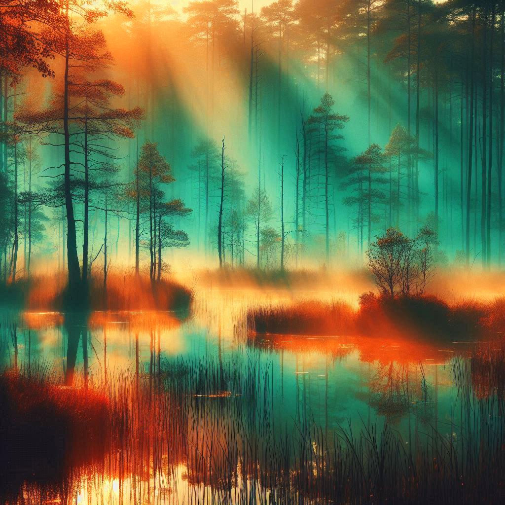 Shadowmire Marsh (4 Images, taken near sunset)