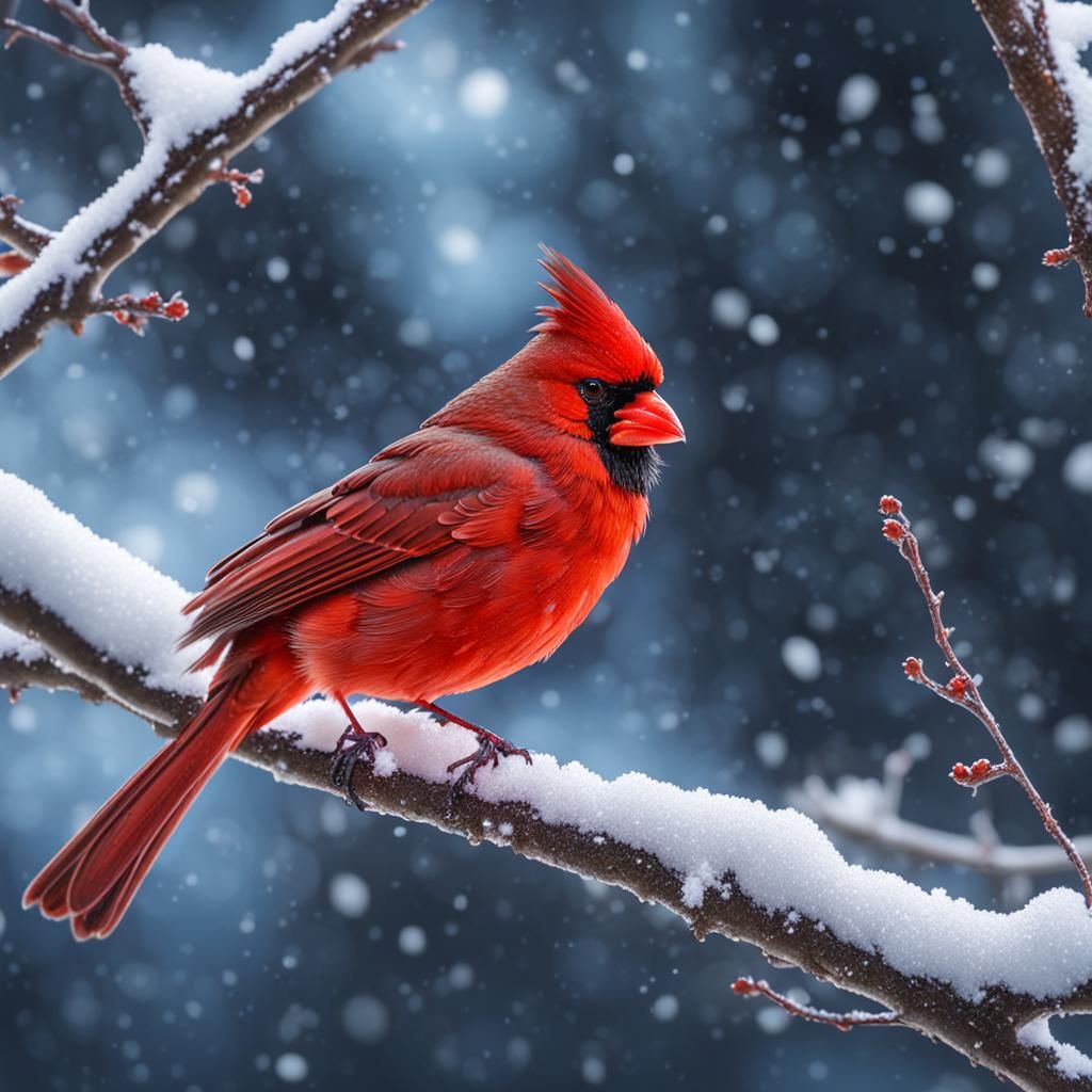 Beautiful red cardinal