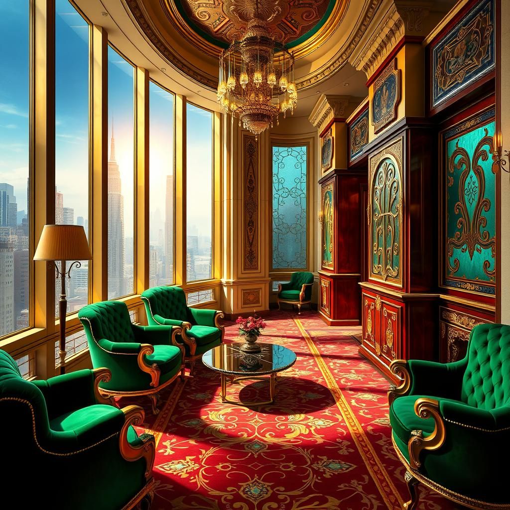 Luxury Apartment - Art Deco Style  by @Ryota Muranaka