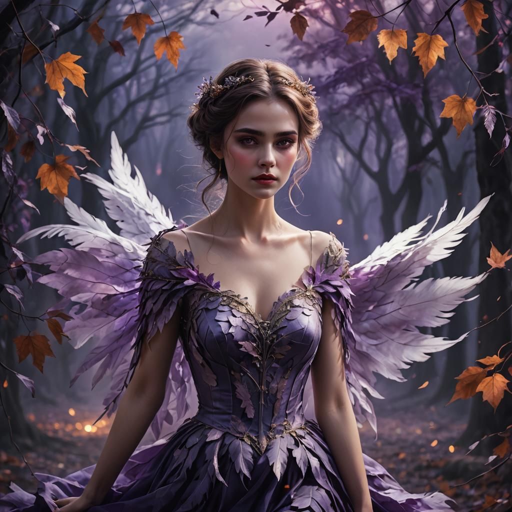 beautiful woman(best quality,highres,realistic),dark and mys...