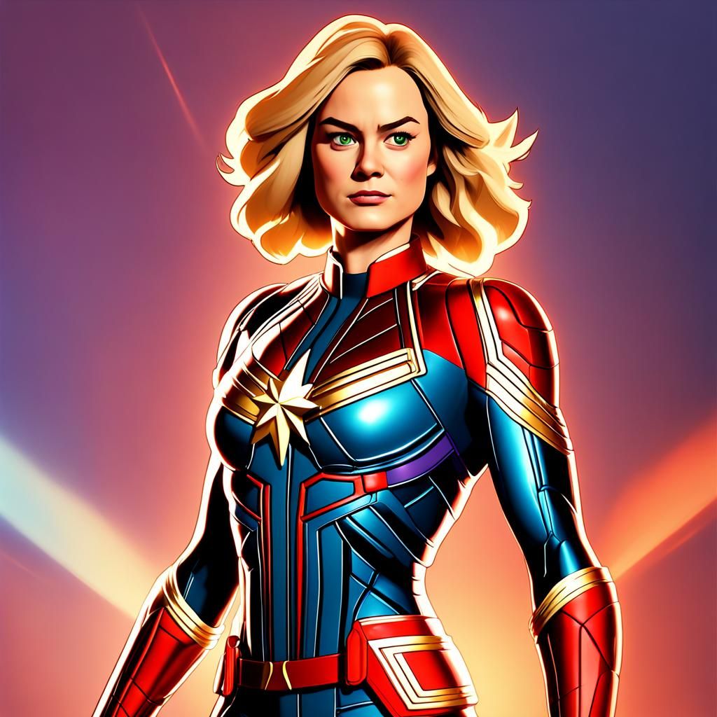 Captain marvel - AI Generated Artwork - NightCafe Creator