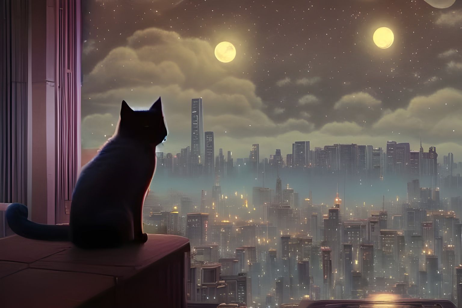 View of the City Below  by @Nobody-Important