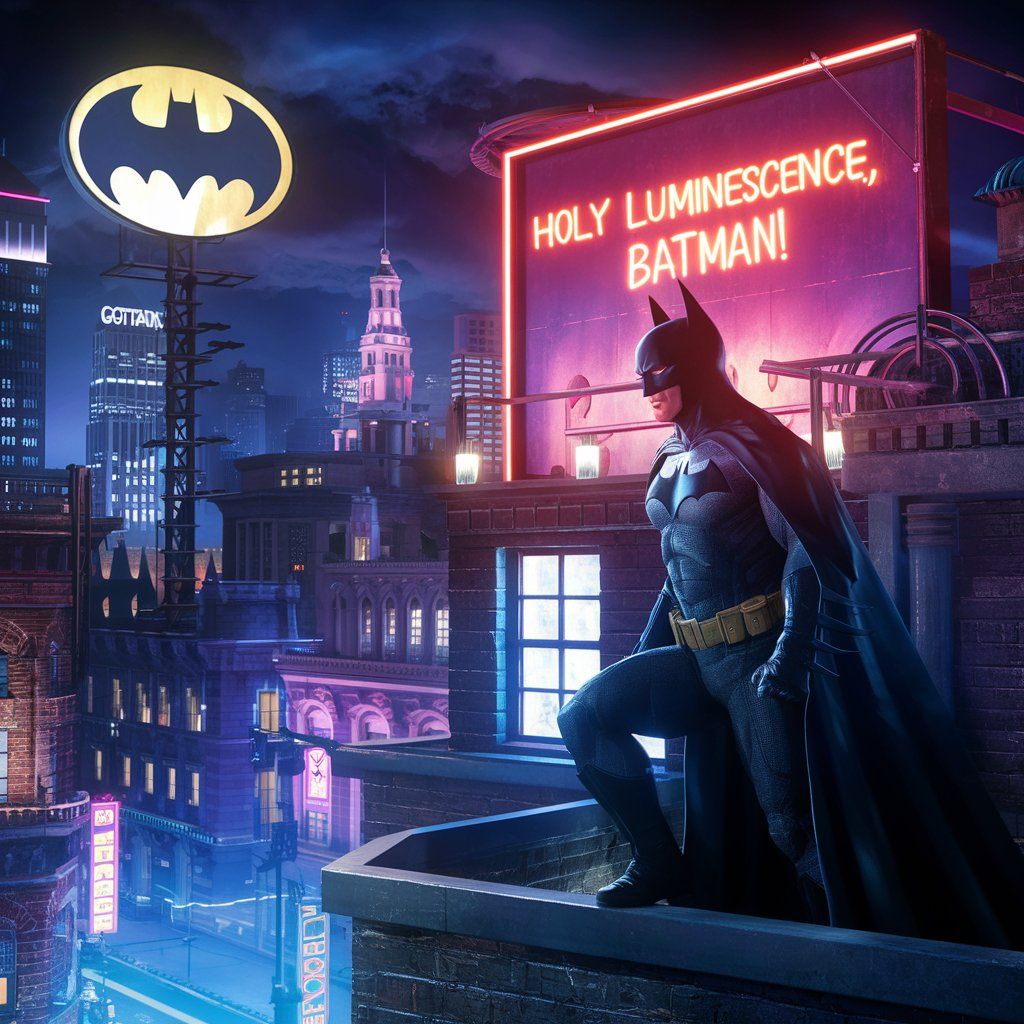 Holy luminescence, Batman!