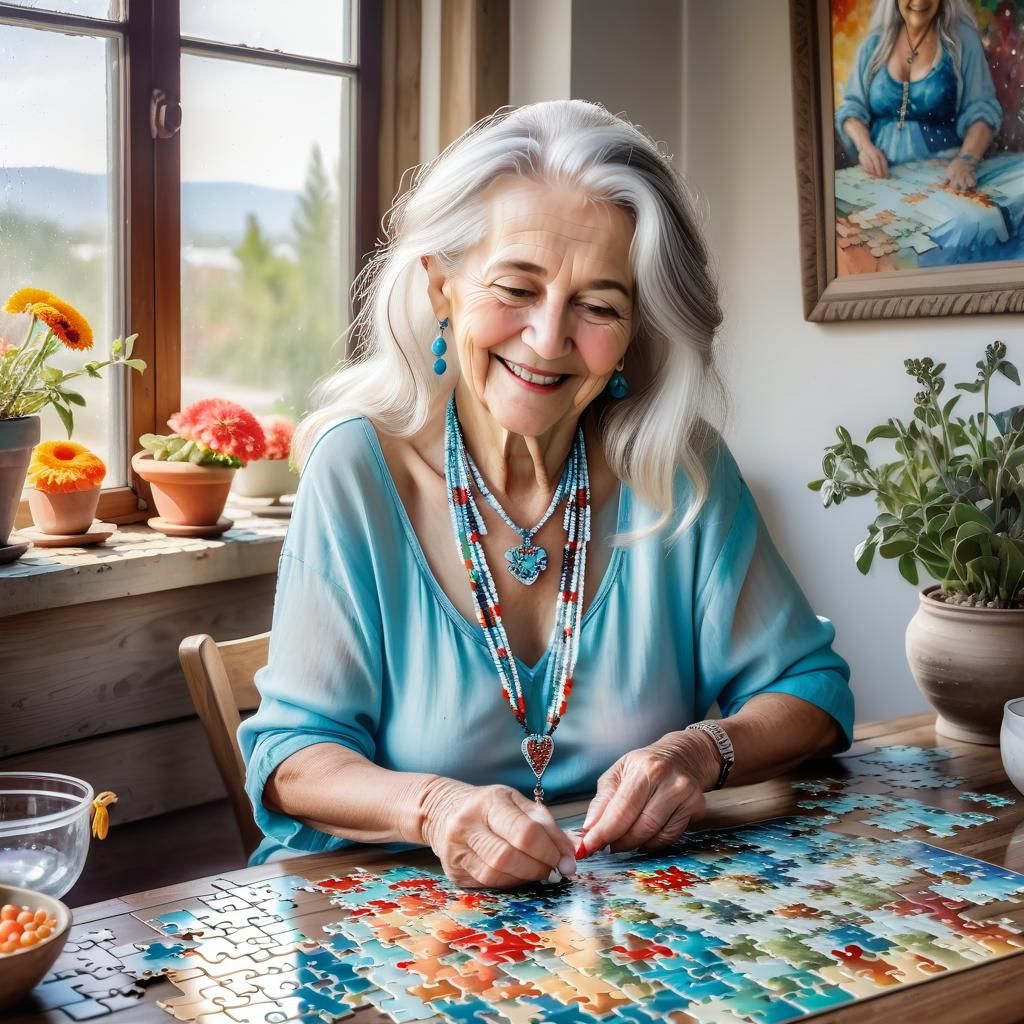 Bohemian Grandma   by @Sharon B