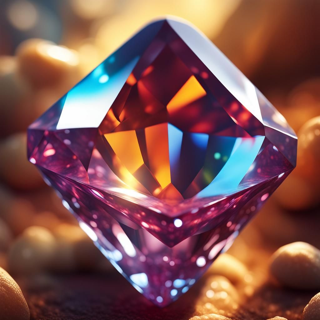 Deep Dark Gemstone AI Generated Artwork NightCafe Creator