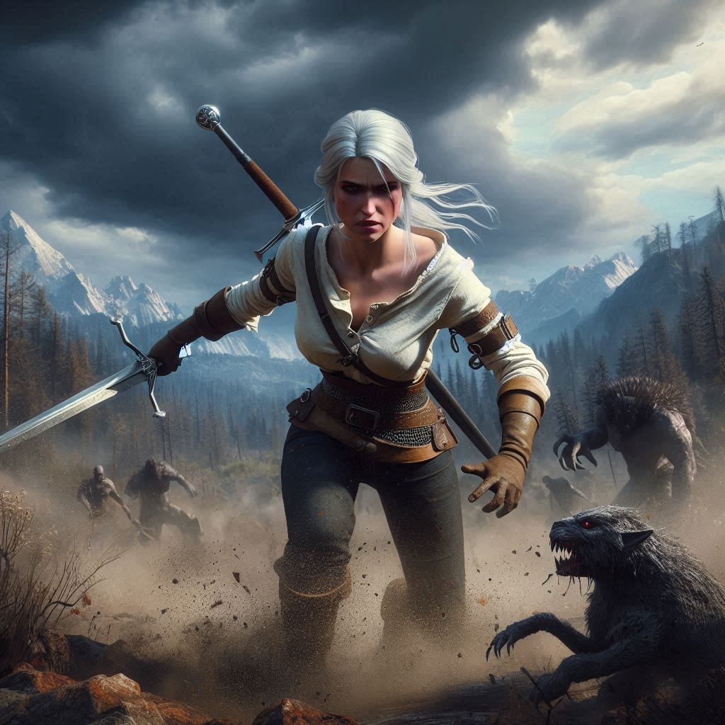 Fighting the monsters