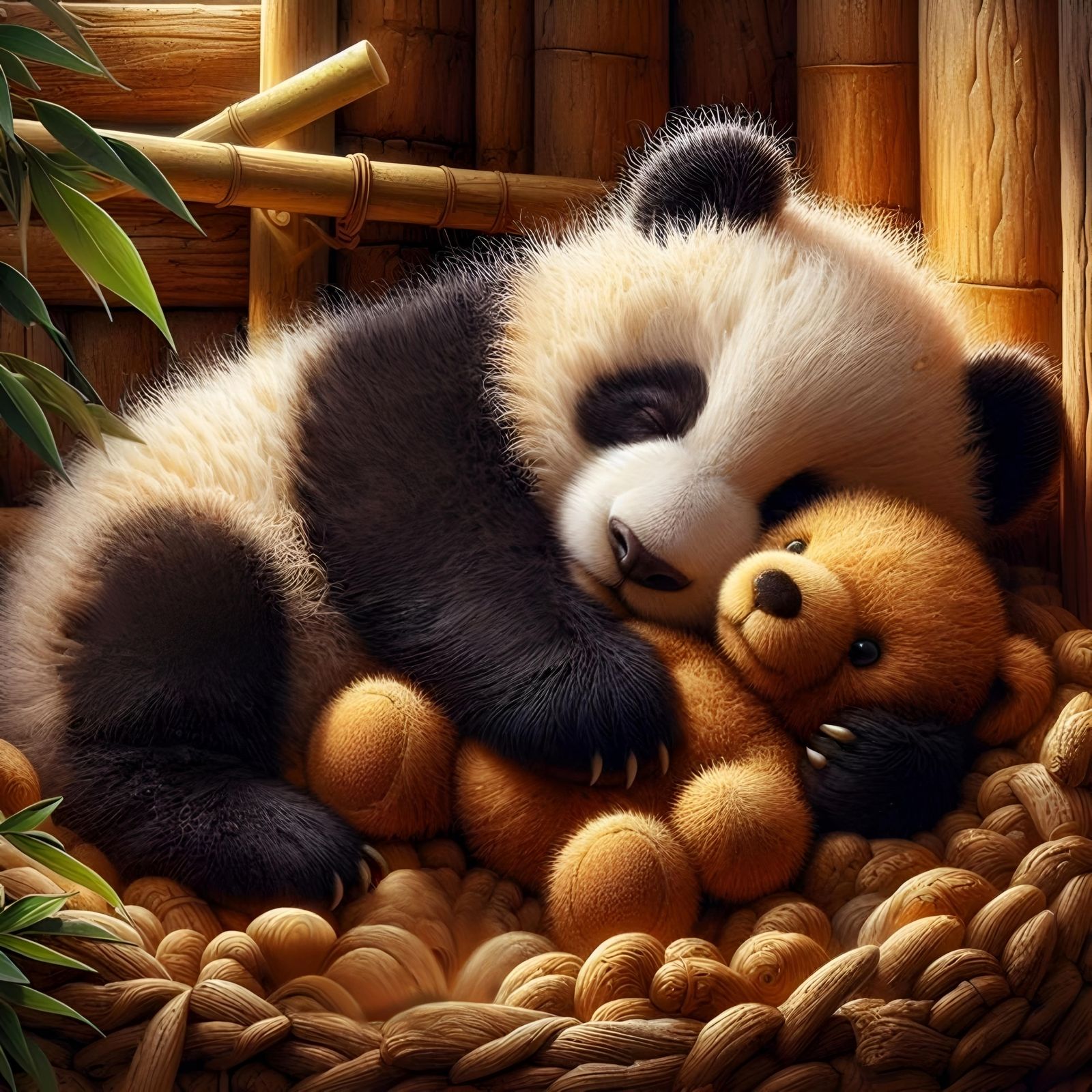 Baby Panda Cuddles