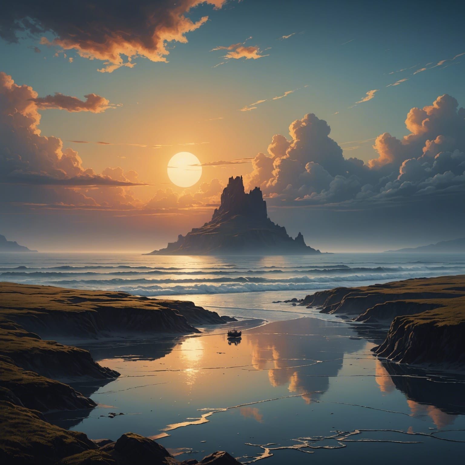 Sunrise horizon beauty