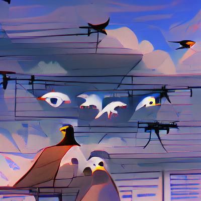 the birds are watching