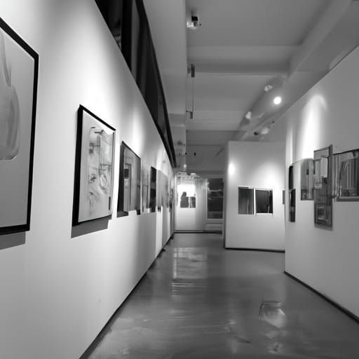 photograph-of-an-art-gallery-with-different-styles-of-art-on-the-walls