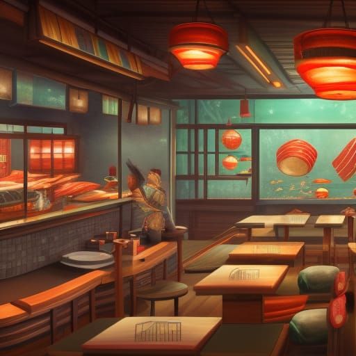Sushi shop