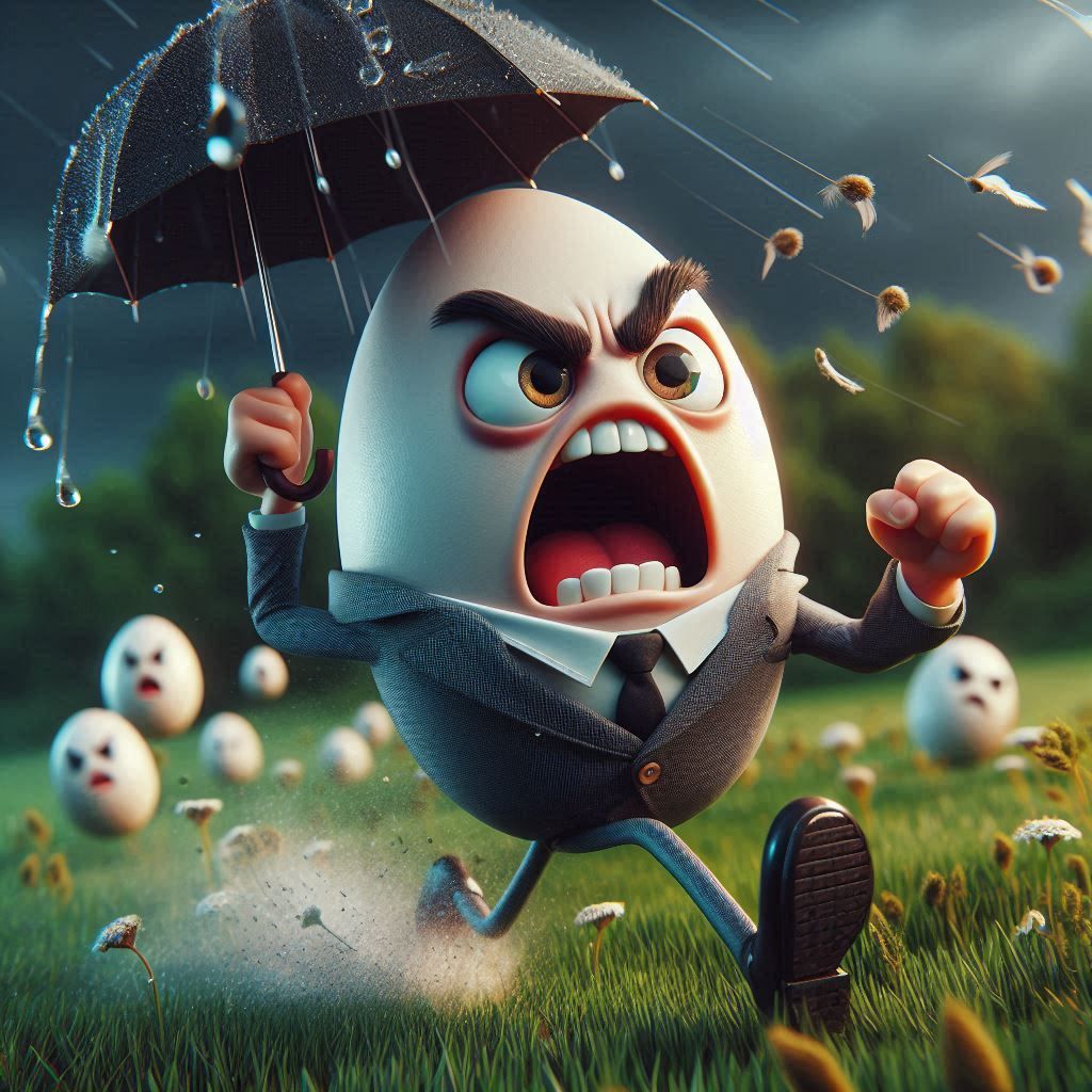 Angry egg