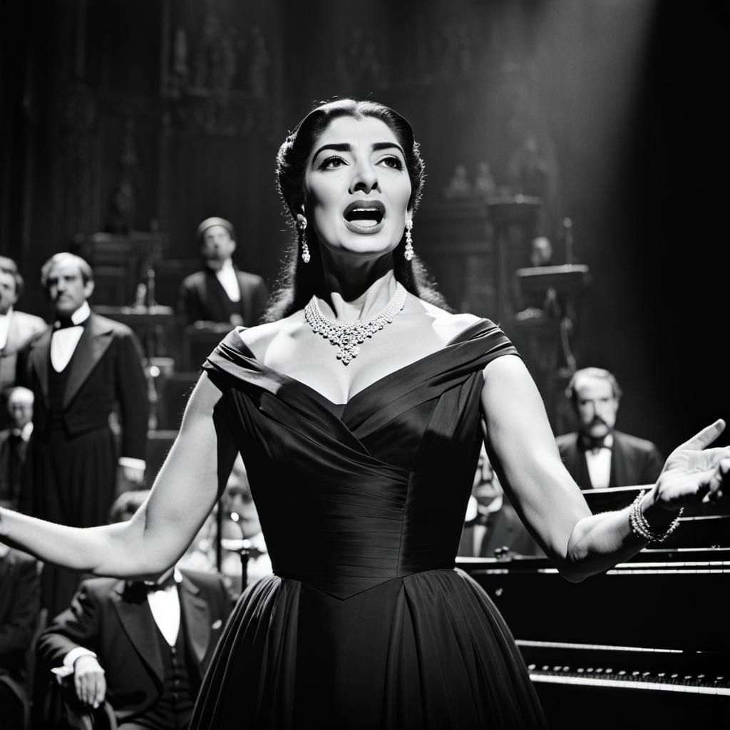Maria Callas in a scene from Don Carlos by Giuseppe Verdi  by @Bunny77