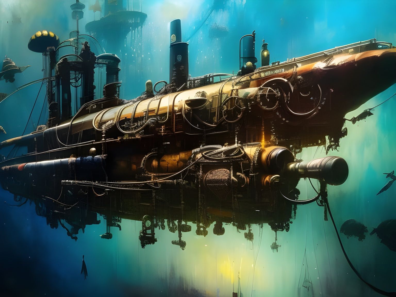 Twenty Thousand Leagues Under the Seas  by @Gazelli