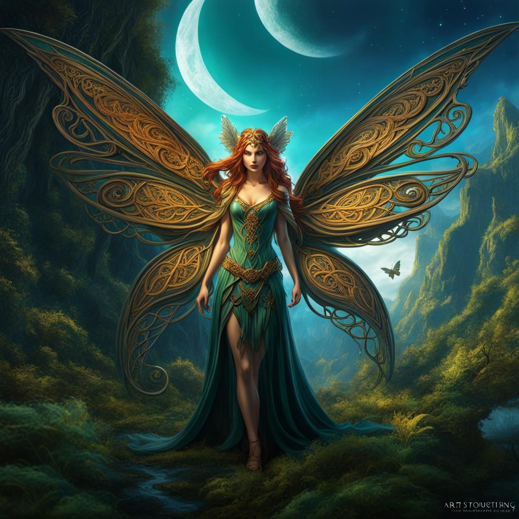 Celtic Fairy - AI Generated Artwork - NightCafe Creator