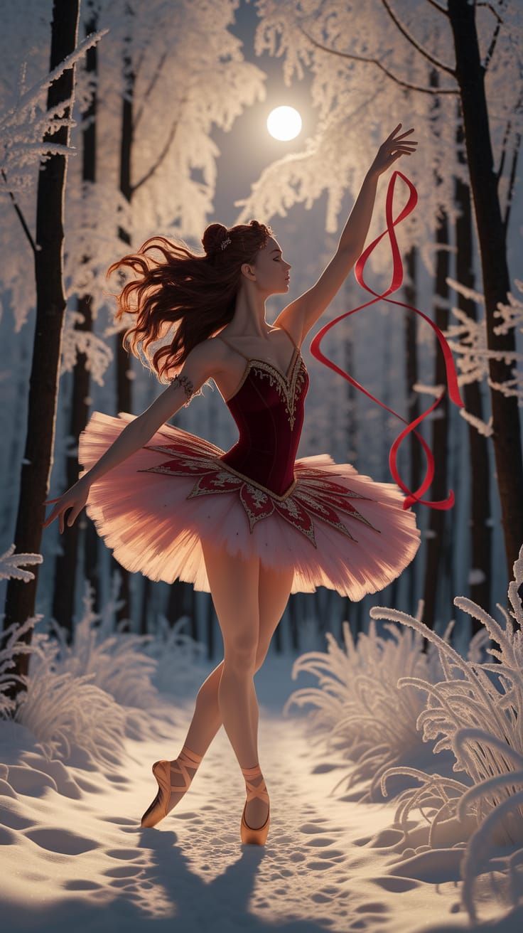 Sailor Mars dressed as a ballerina