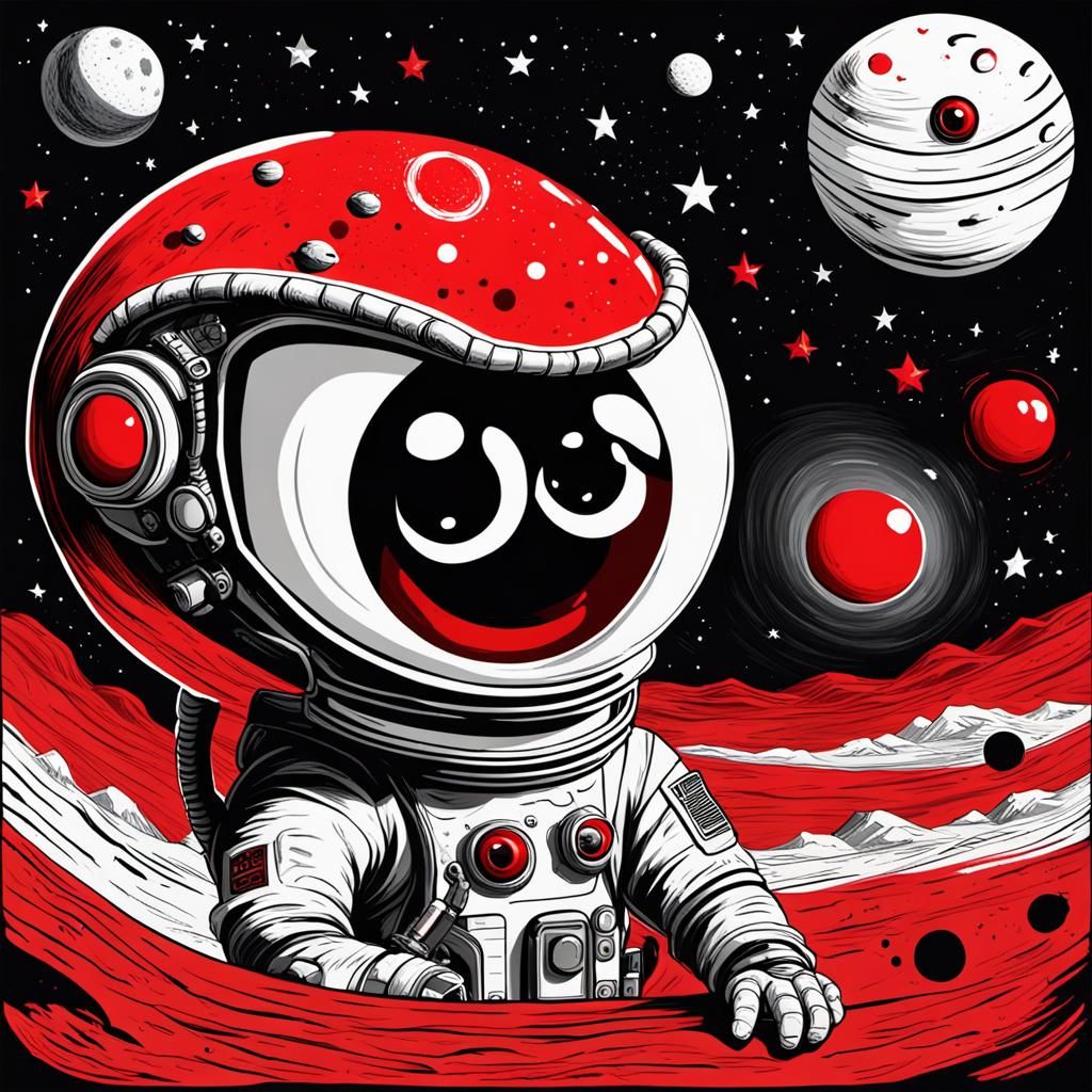 Happy Astronauts.. - AI Generated Artwork - NightCafe Creator