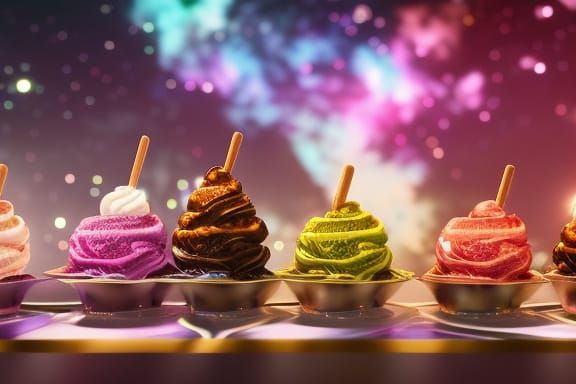 Cosmic Ice Cream  by @Mattagos