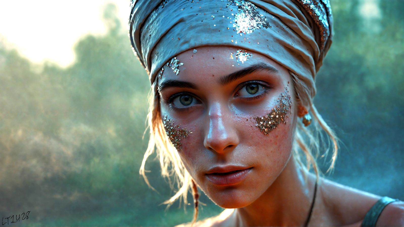 Krista Sims - Glitter in the air series.