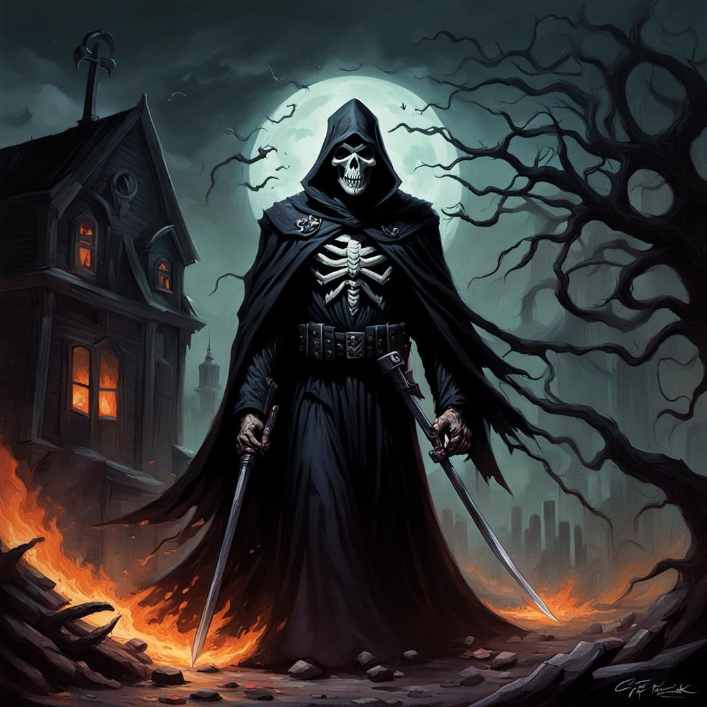 Don't fear the reaper sinister by Greg Rutkowski