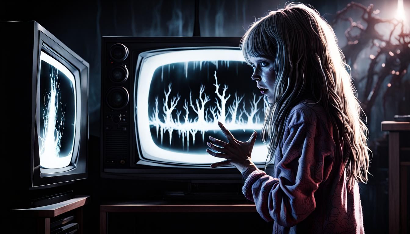 Carol-Anne from Poltergeist - AI Generated Artwork - NightCafe Creator