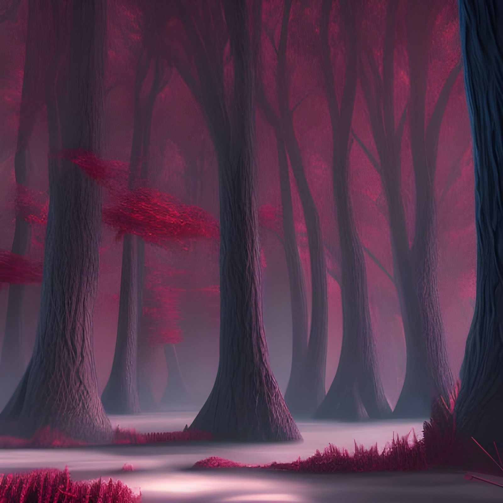 Black Red Wood Trees AI Generated Artwork NightCafe Creator Black Red Wood Trees AI Generated Artwork NightCafe Creator