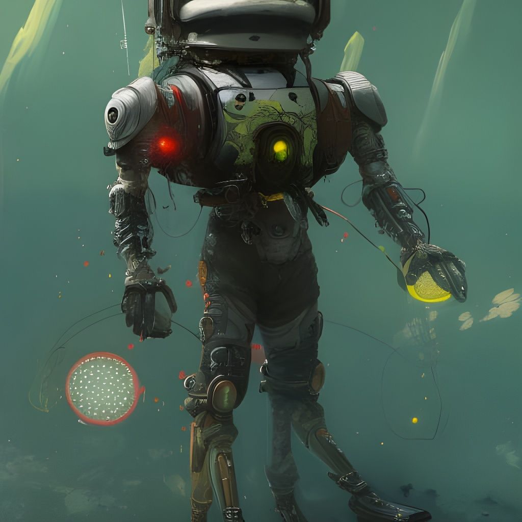 Cyborg frog bountyhunter IV