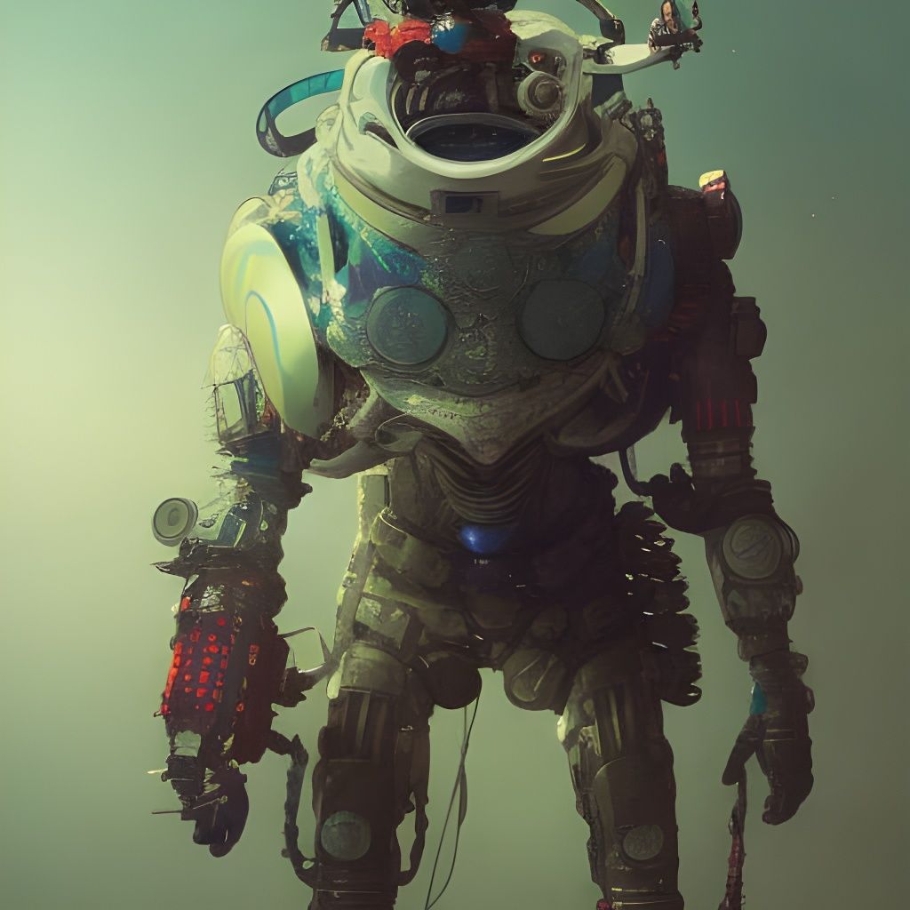 Cyborg frog bountyhunter III
