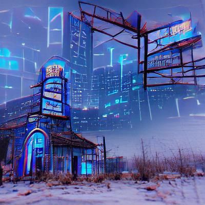 Neon Blue-Haven City