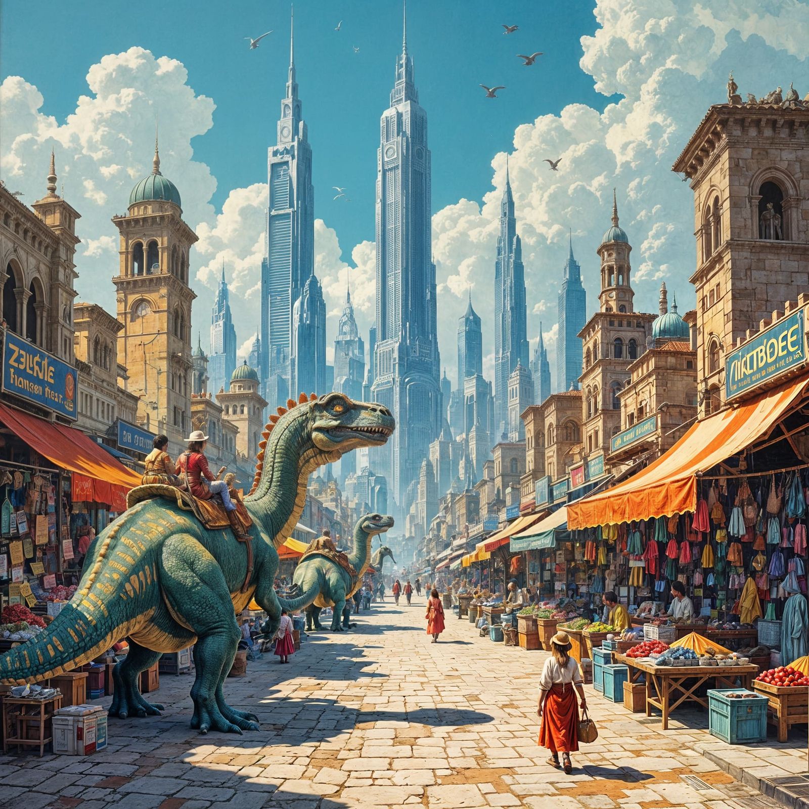 Dinotopia  by @Mad Piece Maker