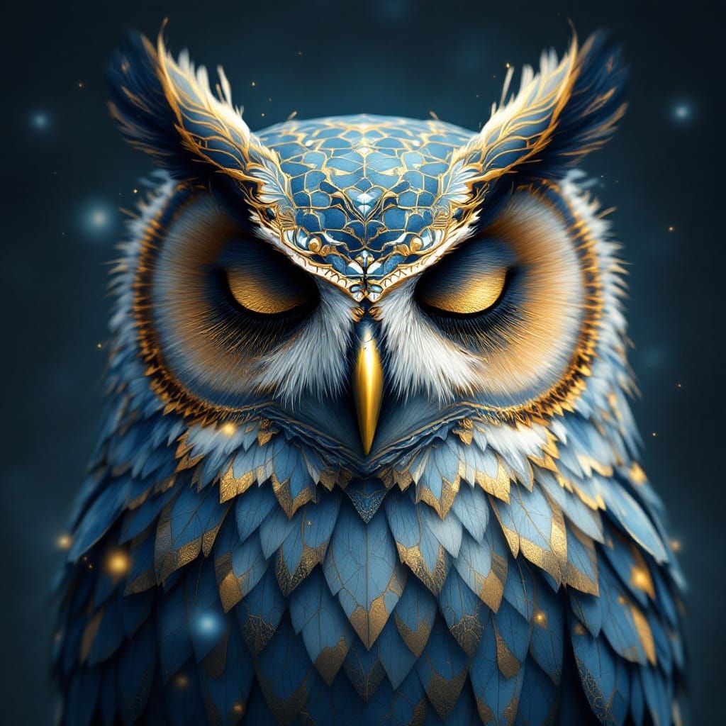 The Peaceful Owl  by @Pavel