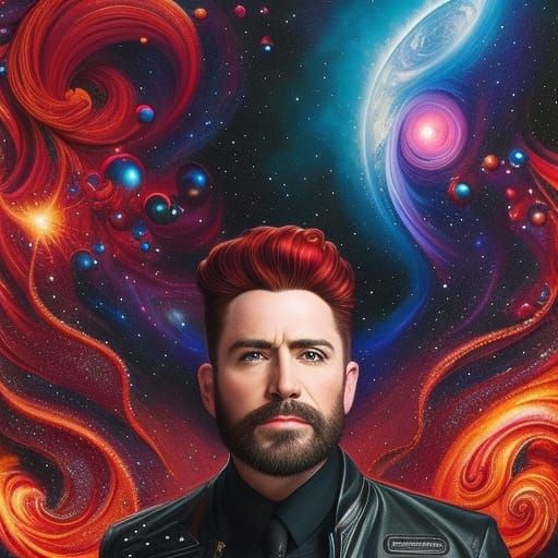 Galaxy Guy - AI Generated Artwork - NightCafe Creator