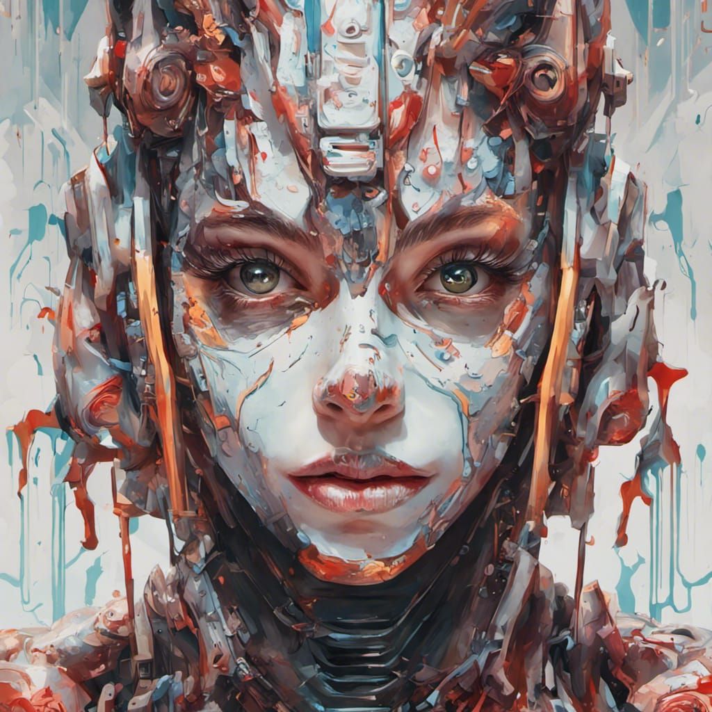 Futuristic portrait