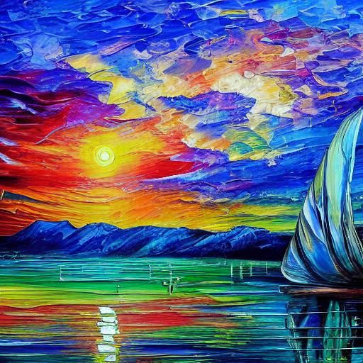 Atlantis Egyptian Dynasty on Gondwana as Impasto Painting