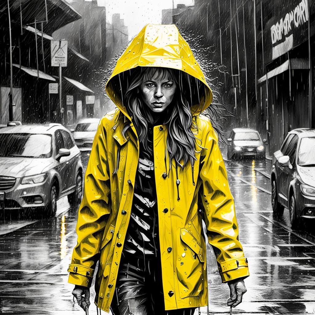 Yellow Rain Coat