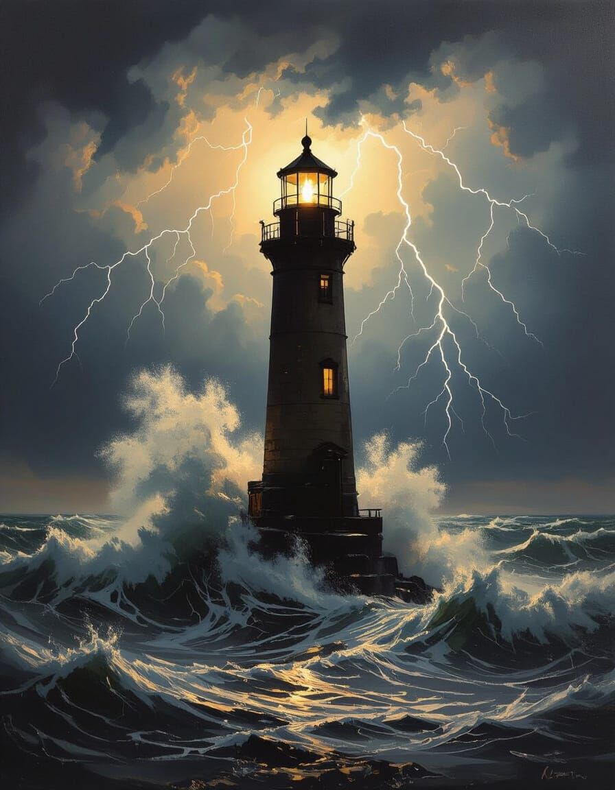 Light of Hope  by @StriderAiArt