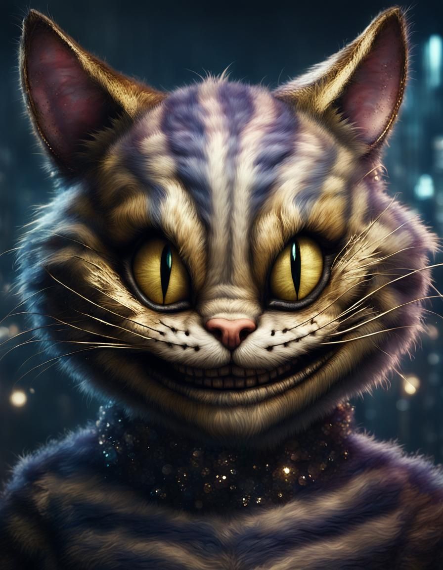 Cheshire cat (8) - AI Generated Artwork - NightCafe Creator