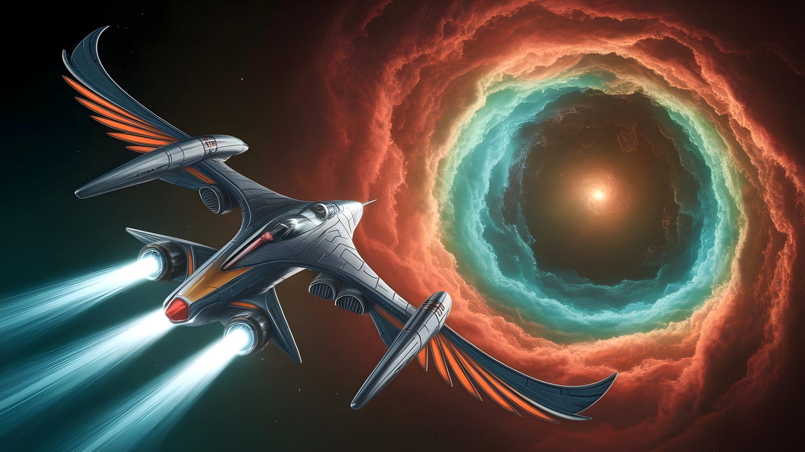 Aurelian Bird of Paradise Starfighter  by @Gary Murakami