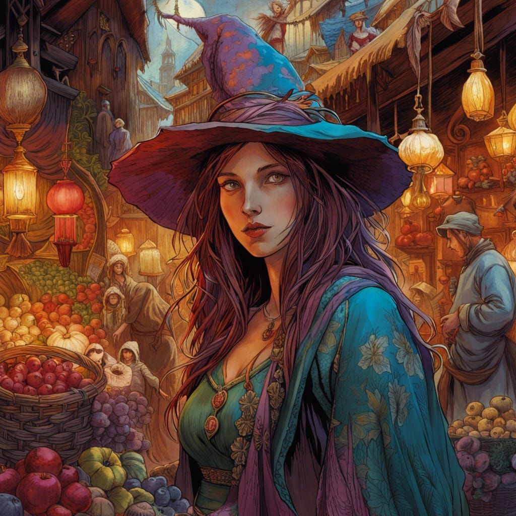 Marketplace Witch  by @Keeg