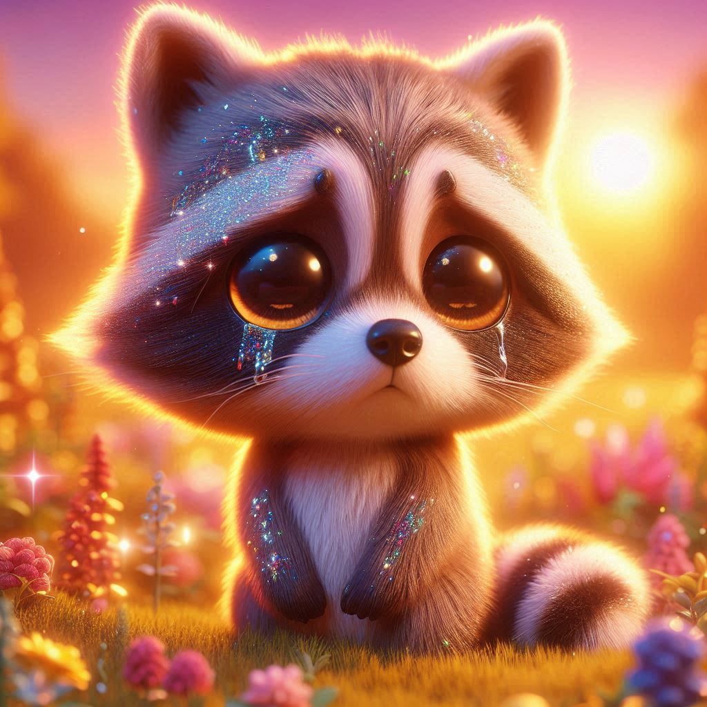 Sad Raccoon