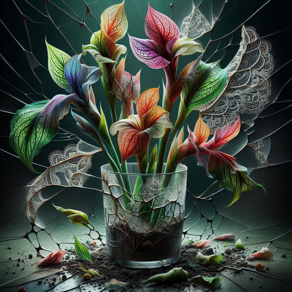 Flowers Pots Multicolor Canna Lily's 1