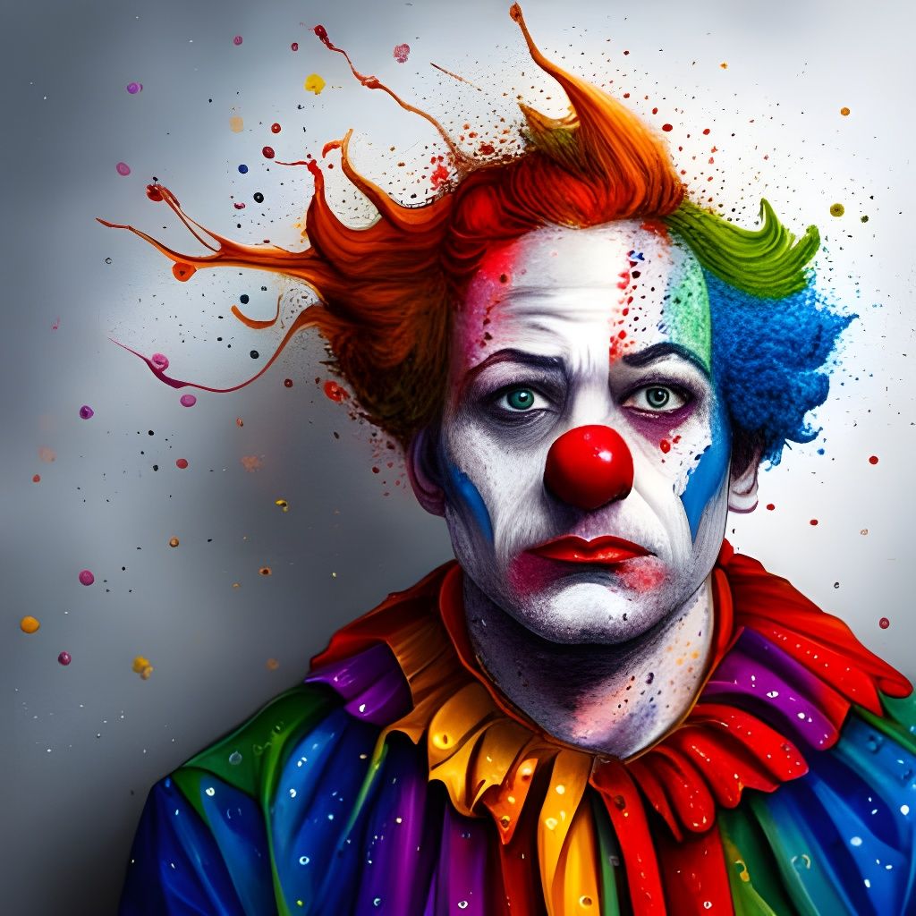 Splatter Clown  by @Nodrog
