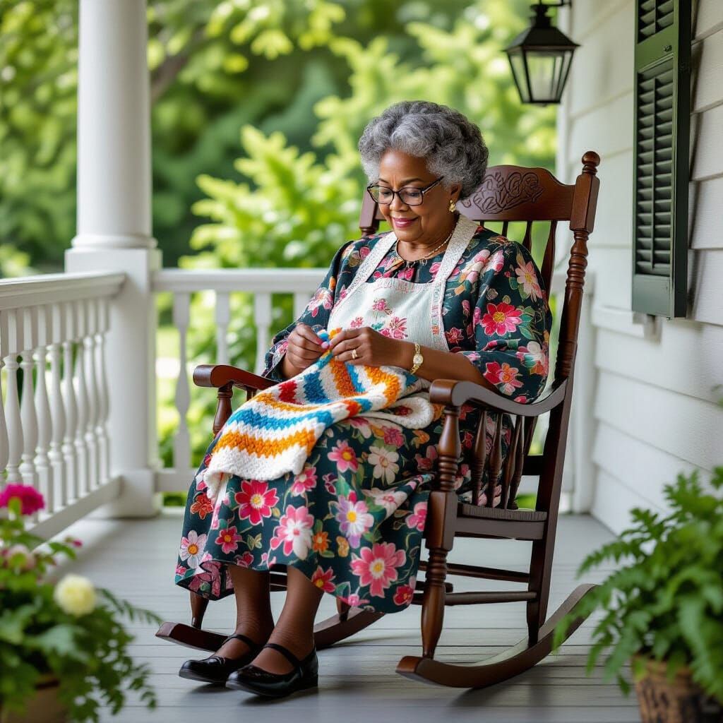 A beautifully carved rocking chair.  by @Kondra Katalin 
