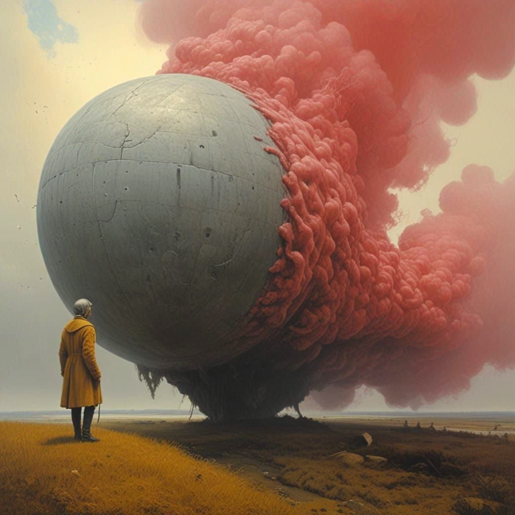 Artistic Landscape in a Dreamlike Atmosphere