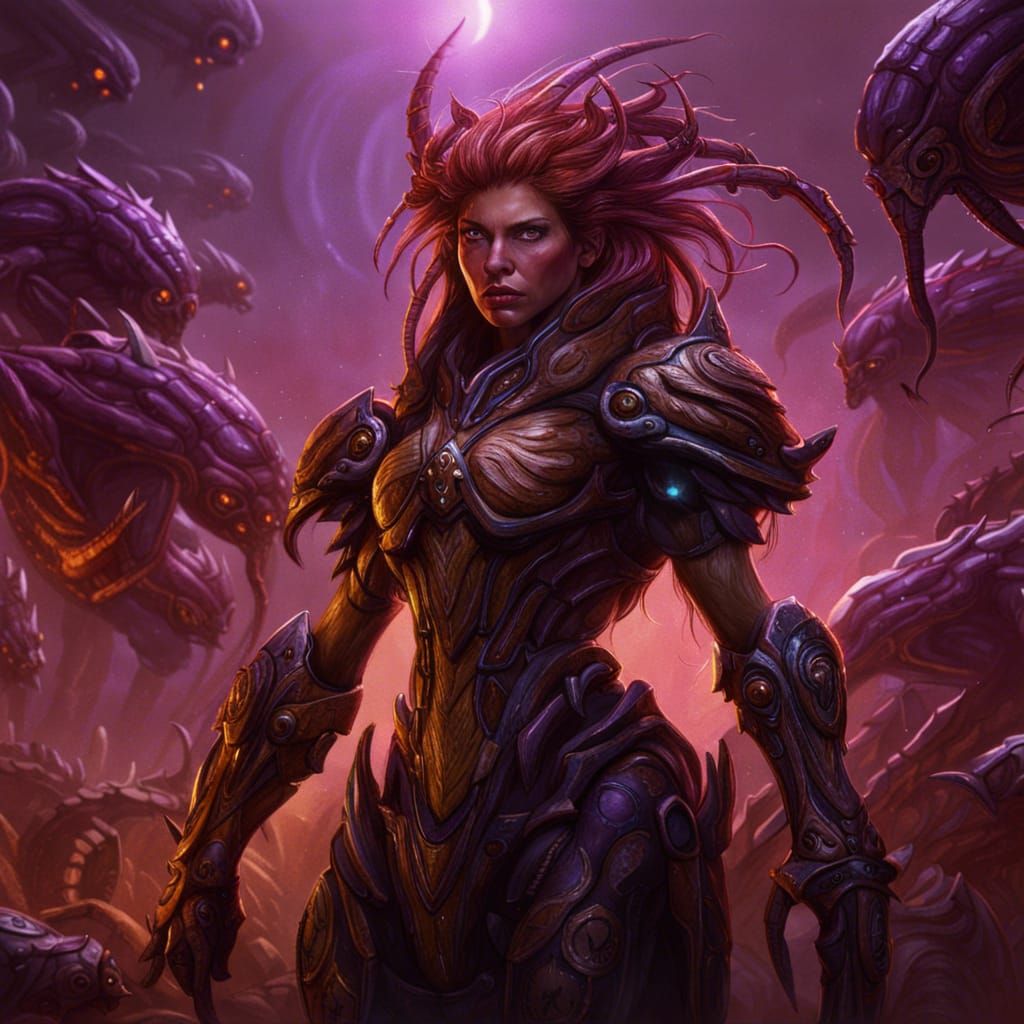 sarah kerrigan. - AI Generated Artwork - NightCafe Creator