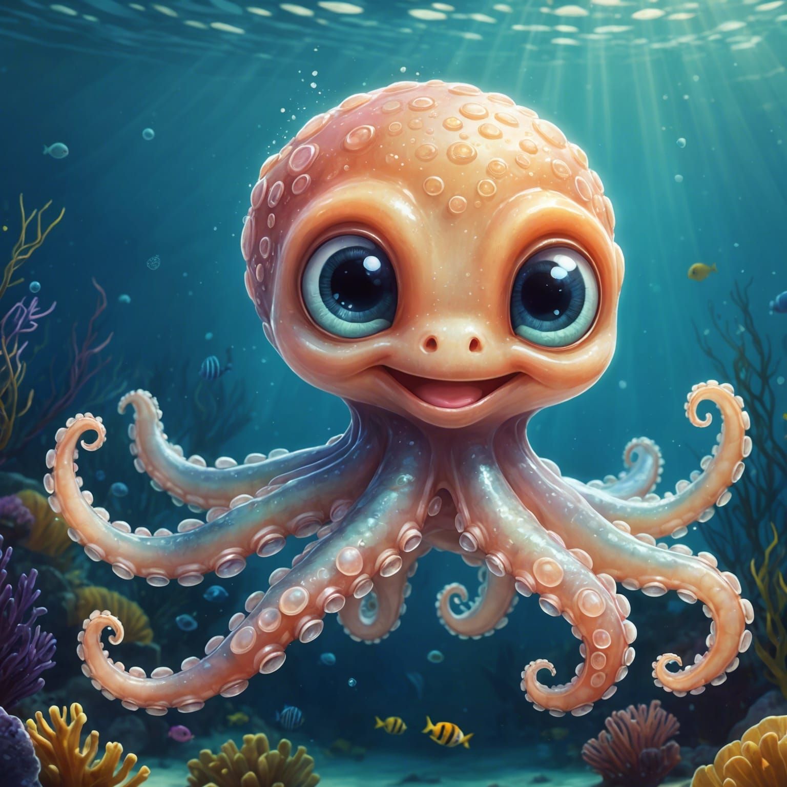 A baby octopus